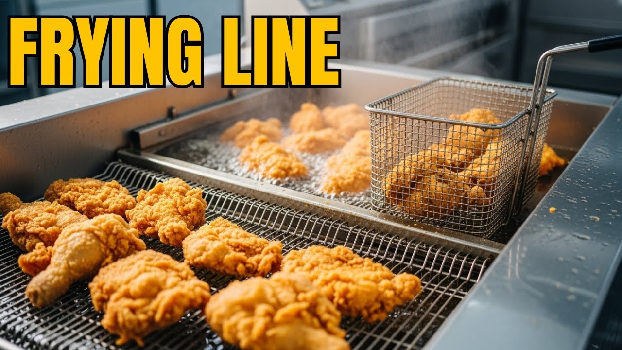 How Fried Chicken Is Made (Factory Process) | Coating → Frying Line → Packing