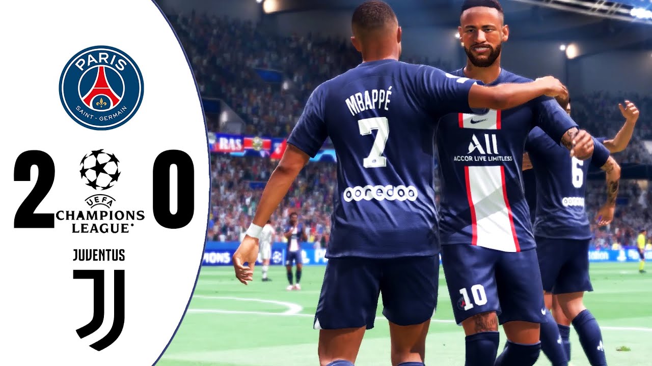 PSG vs Juventus Champions League Full Match FIFA 22 PC Mod