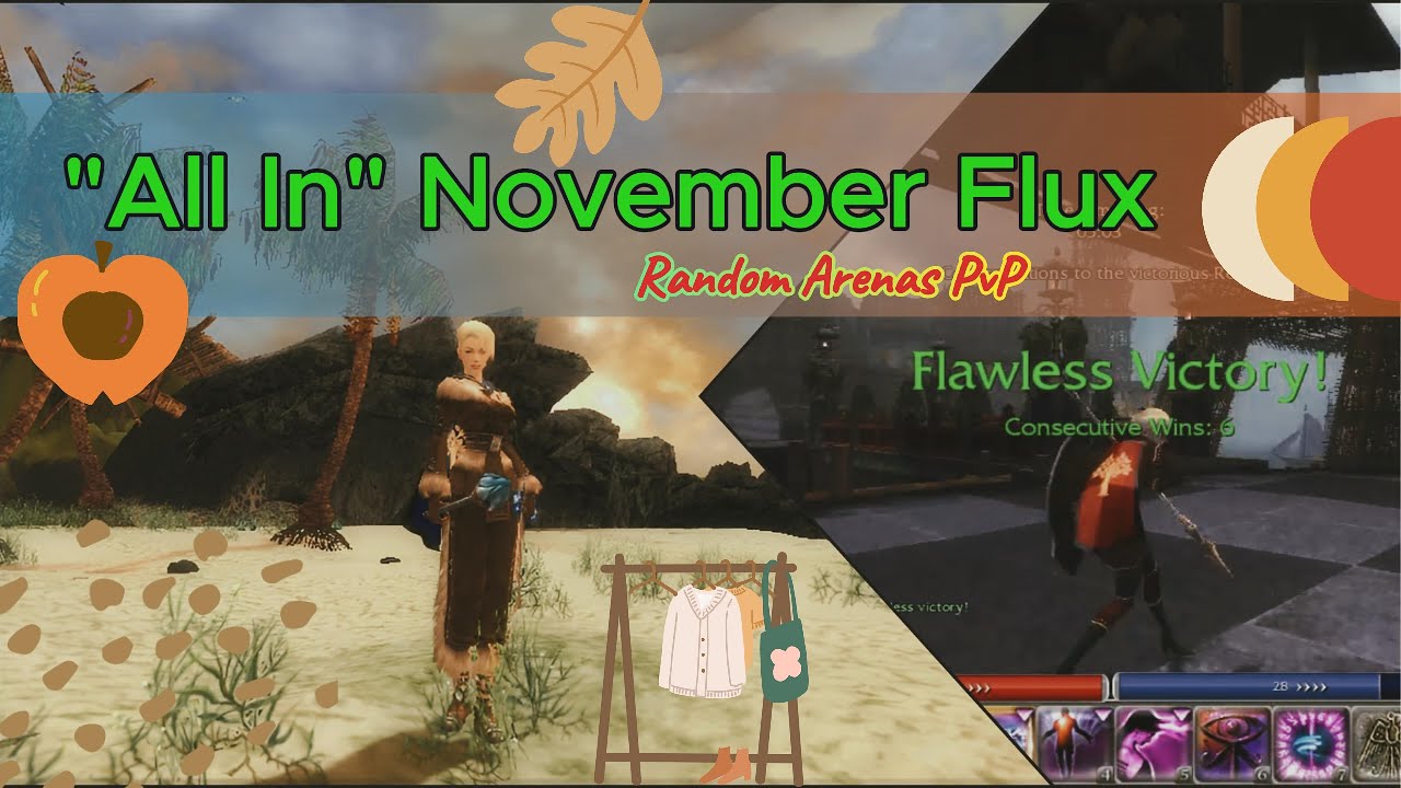 Guild Wars PvP 2025: Random Arenas Casual Gameplay - 'ALL IN' November Flux with Monk and Mesmer 💜🍊