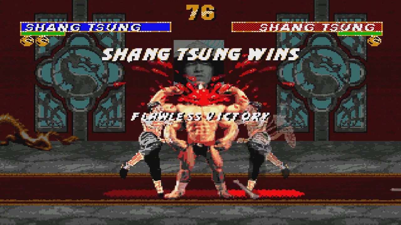 Ultimate Mortal Kombat Trilogy - Shang Tsung (MK2) Fatality Glitch