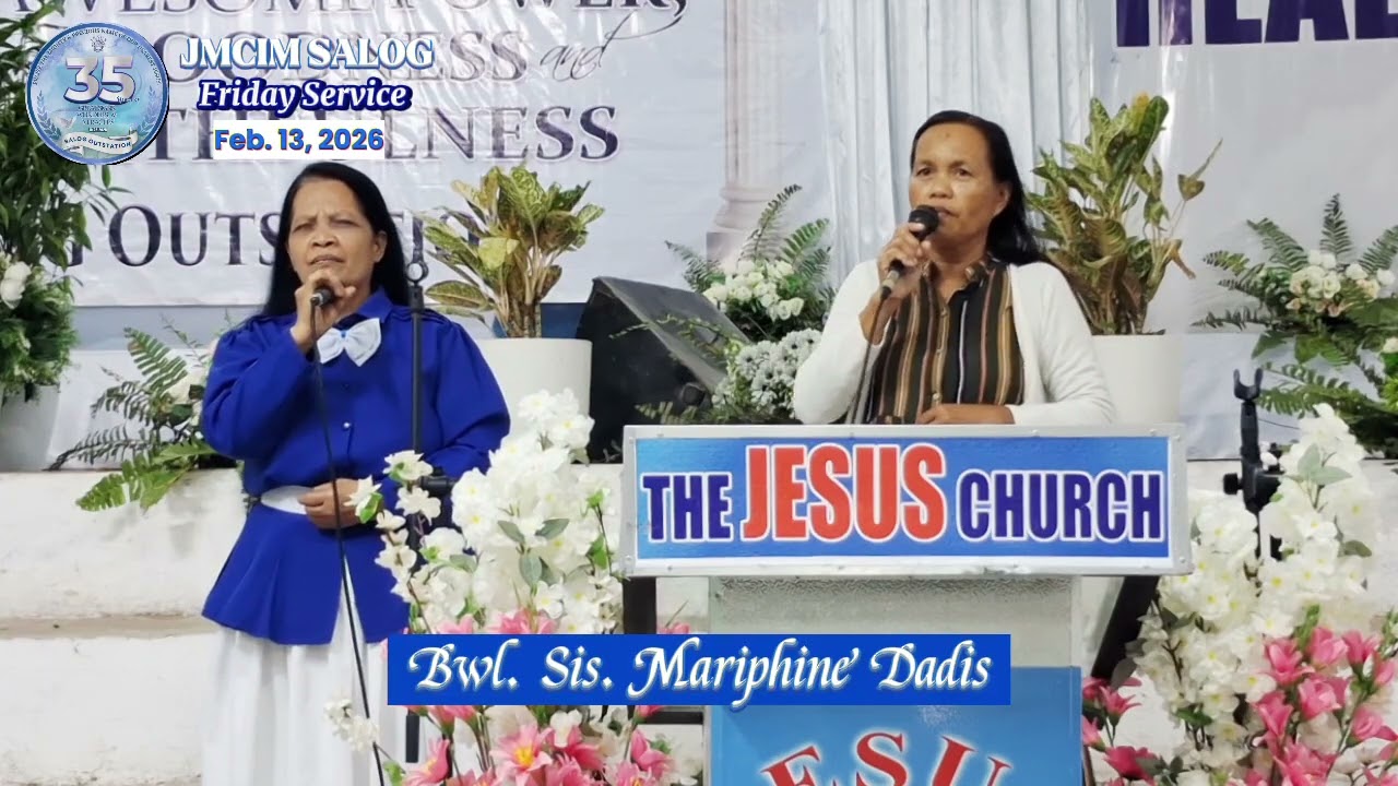 Bel. Sis. Mariphine Dadis | JMCIM Salog | February 13, 2026