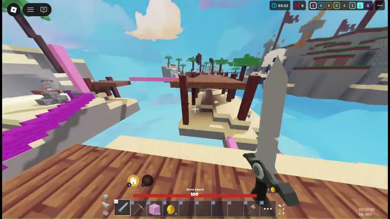Using the most TRYHARD kit in roblox bedwars..