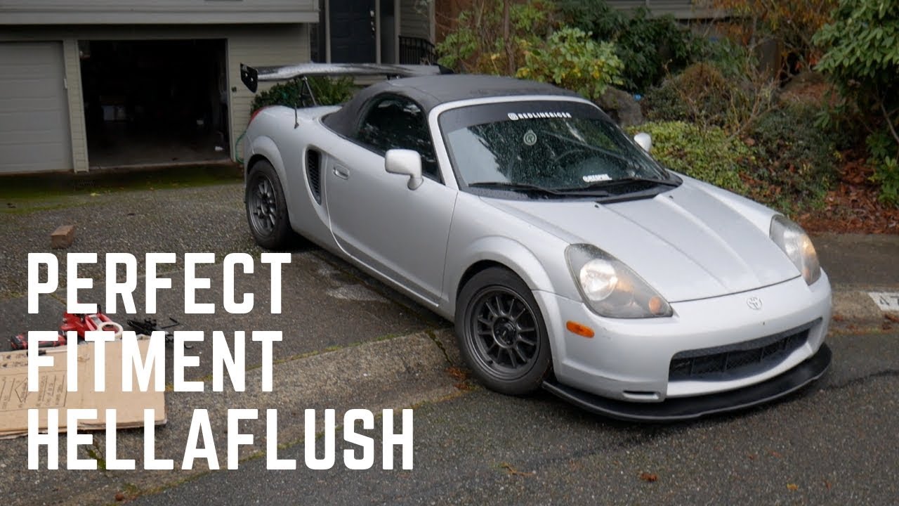NEW WHEELS! Perfect Fitment  Konig Hypergrams | Toyota MR2 Spyder