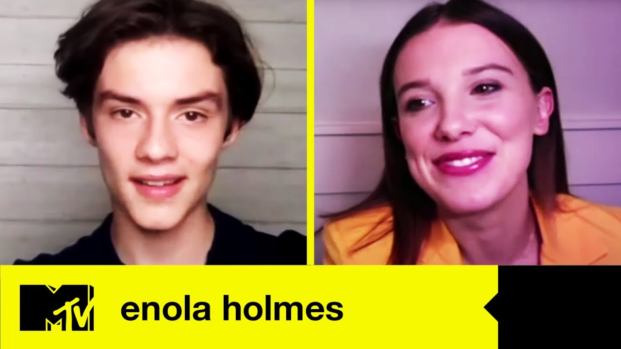 Millie Bobby Brown & Louis Partridge Stars Of Enola Holmes Play MTV Quick Draw | MTV Movies