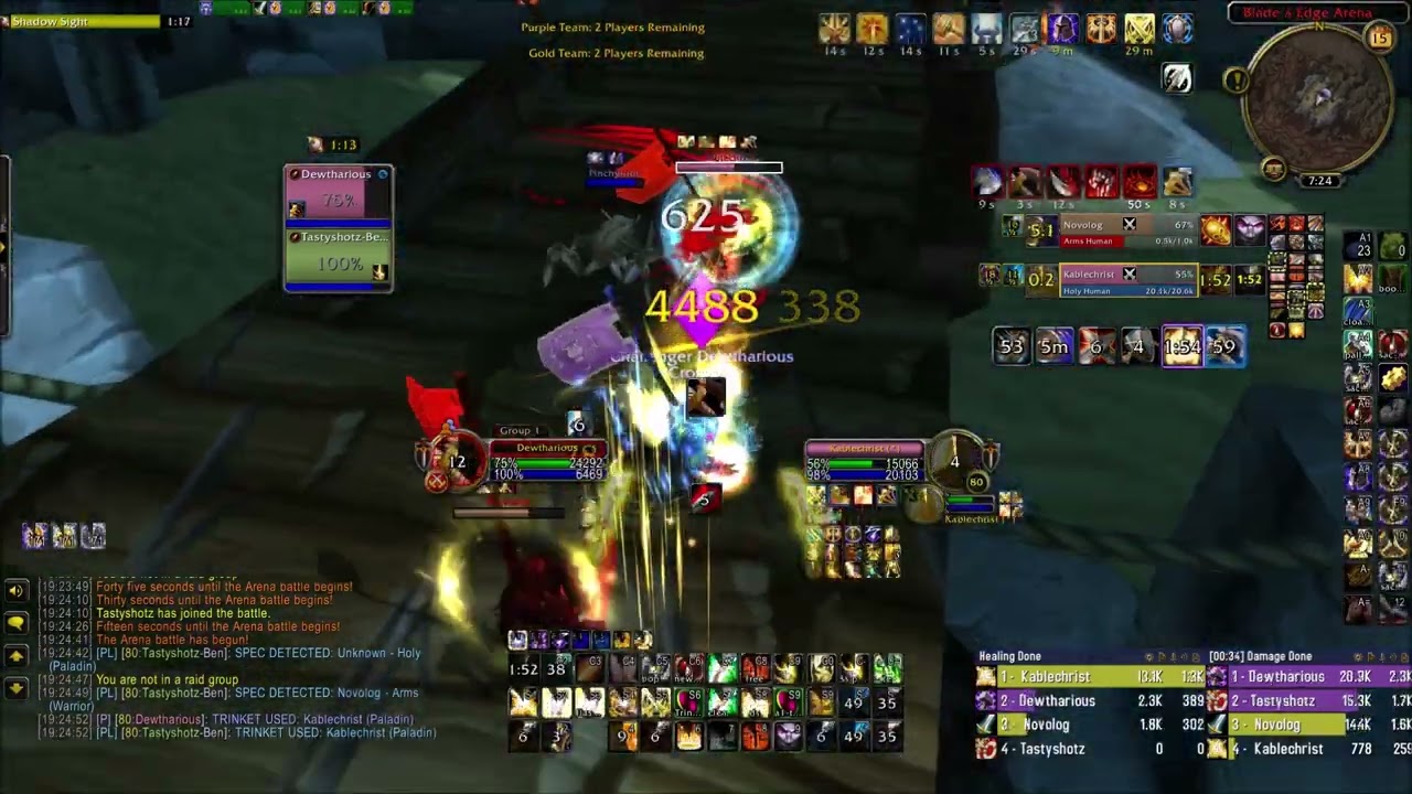 preg/hunter - 2v2 arena 2k mmr -  WOTLK