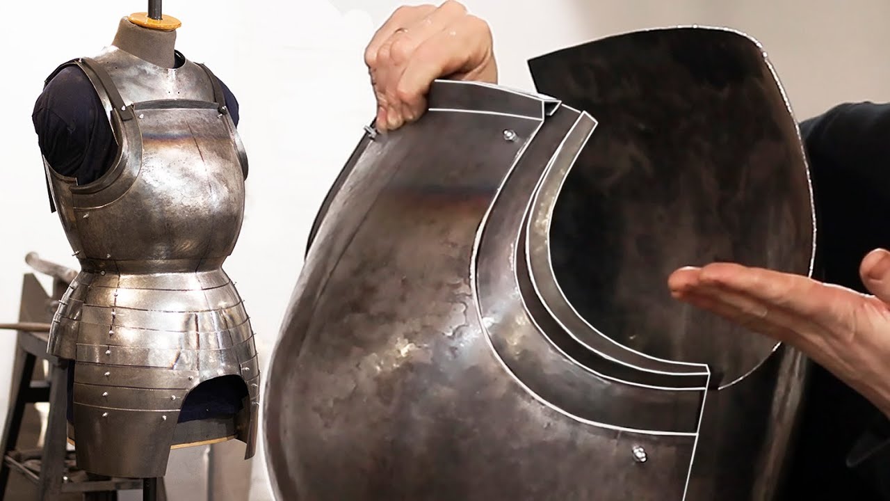 Как сделать кирасу. Треугольная вальцовка. Часть 3