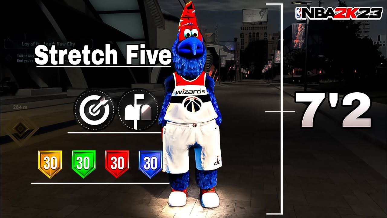 The FIRST 7'2 STRETCH FIVE BUILD in NBA2K23 #2k23