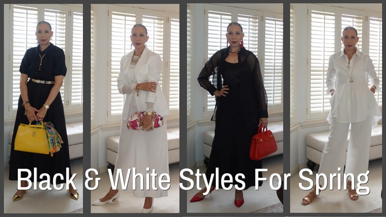 Rock Your Spring With Black And White Styles!