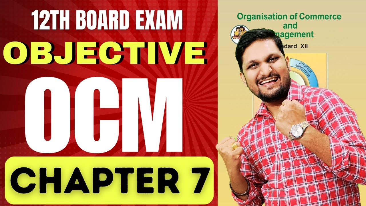 OCM Chap:- 7 Consumer Protection | Objectives | 12th Board 2025 | by Amol Sir