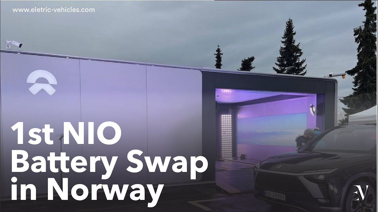 The First NIO Battery Swap in Norway 🇳🇴 | January 19th, 2022