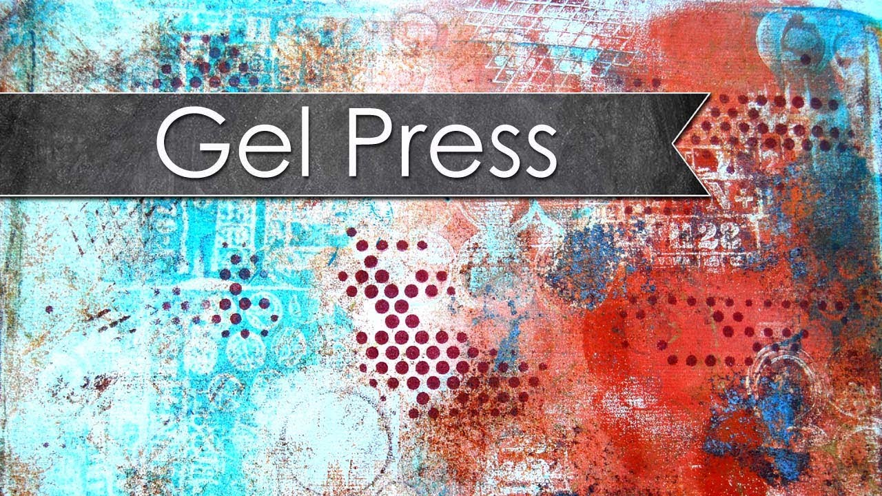 tuto Gel Press - Le produit idéal pour réaliser de jolis fonds en acrylique !
