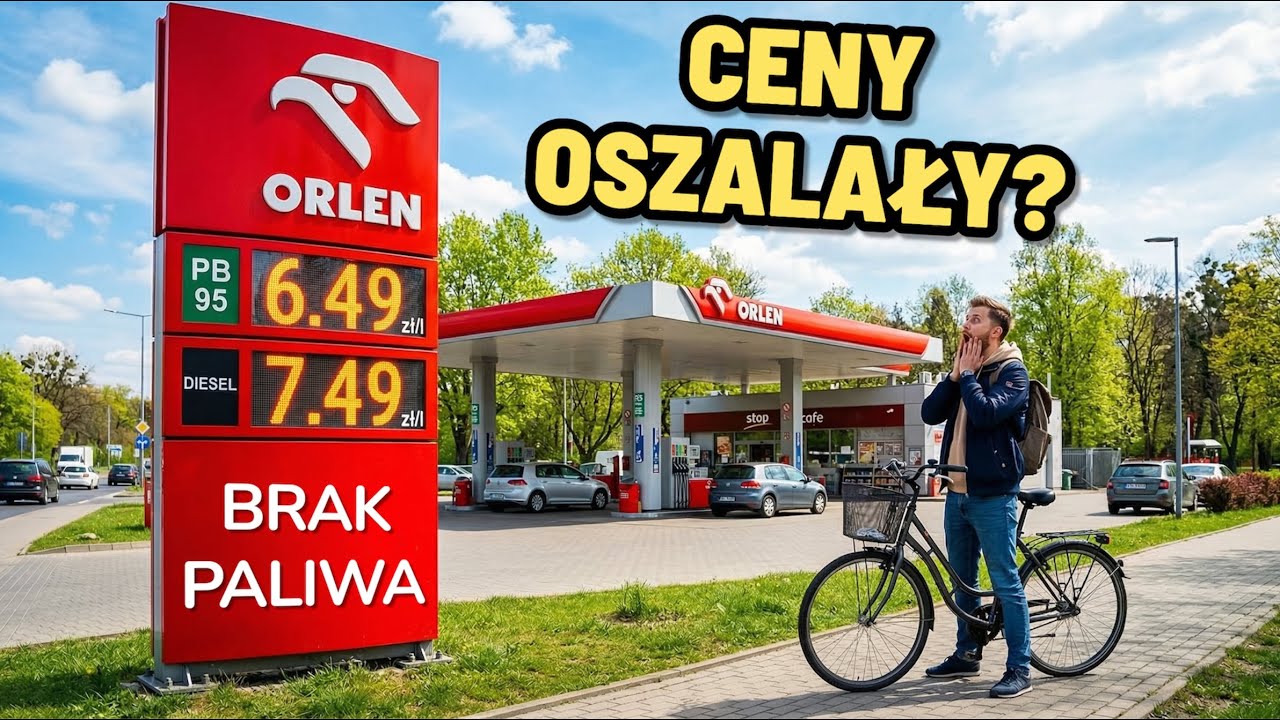 Ceny paliw w Warszawie marzec 2026 – sprawdzam stacje na Woli! ⛽️🚲
