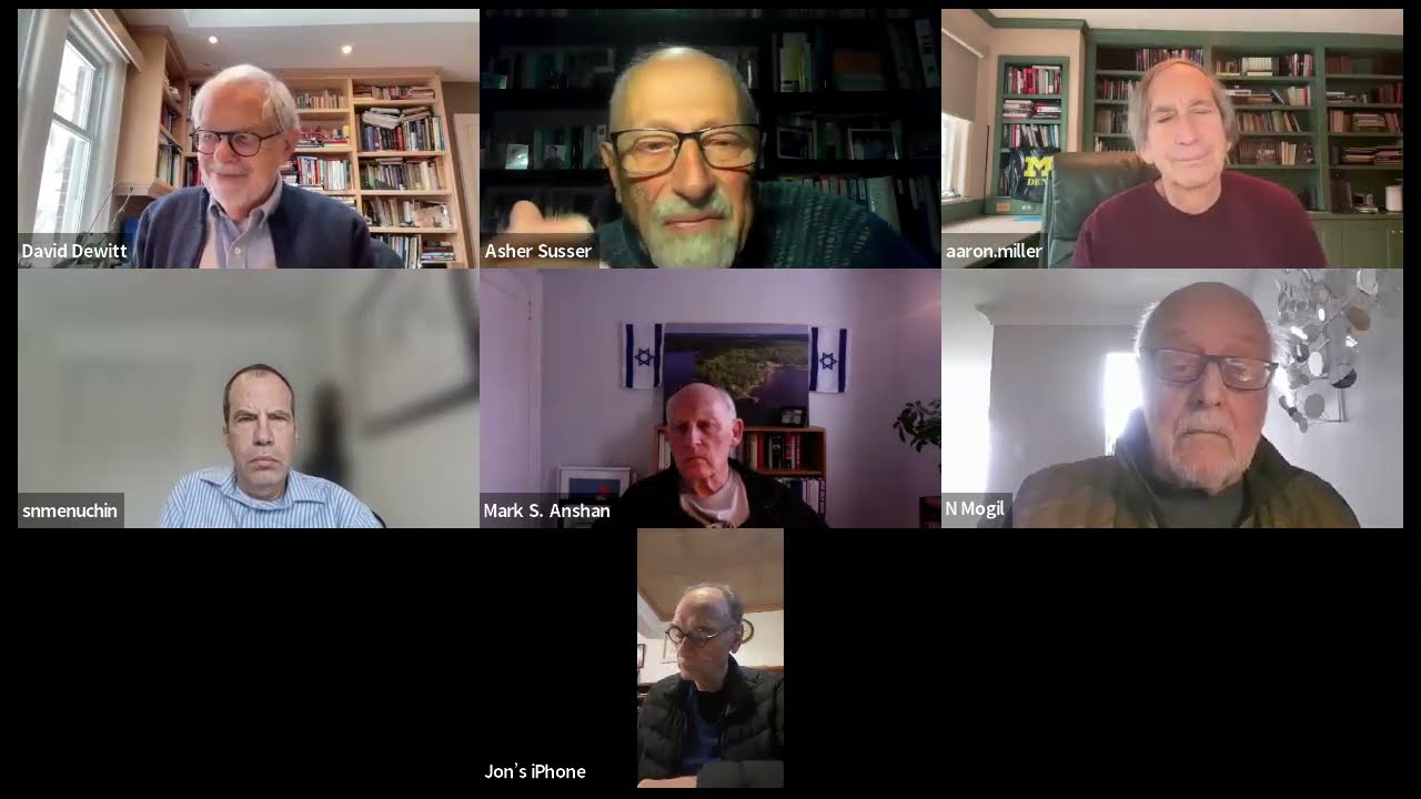 The Israel Dialogues - February 7 with Dr. Aaron David Miller & Prof. Emeritus Asher Susser