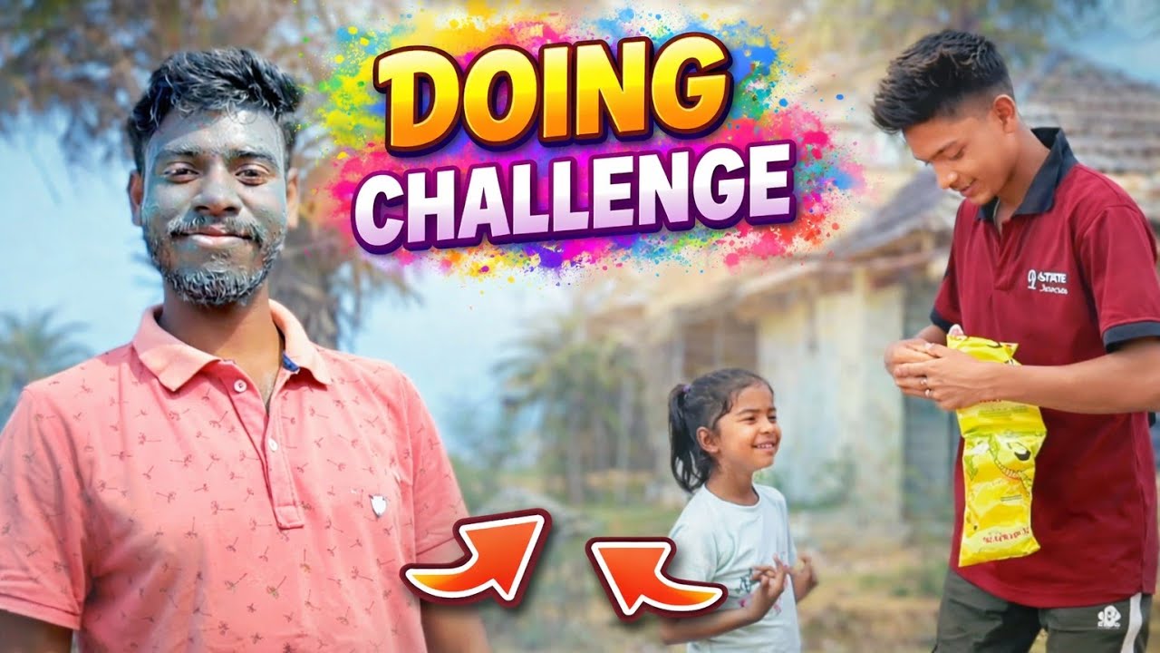 Doing Challenge || चुनौती दे रहा हूँ  #viralshorts #funny #challenge 
