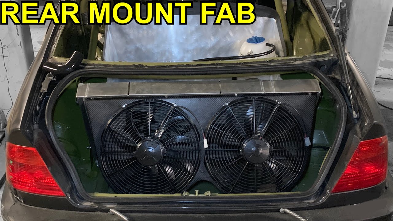 Build Video : E46 V8 Drift Car Rear Mount Radiator Fabrication Step By Step DIY Guide