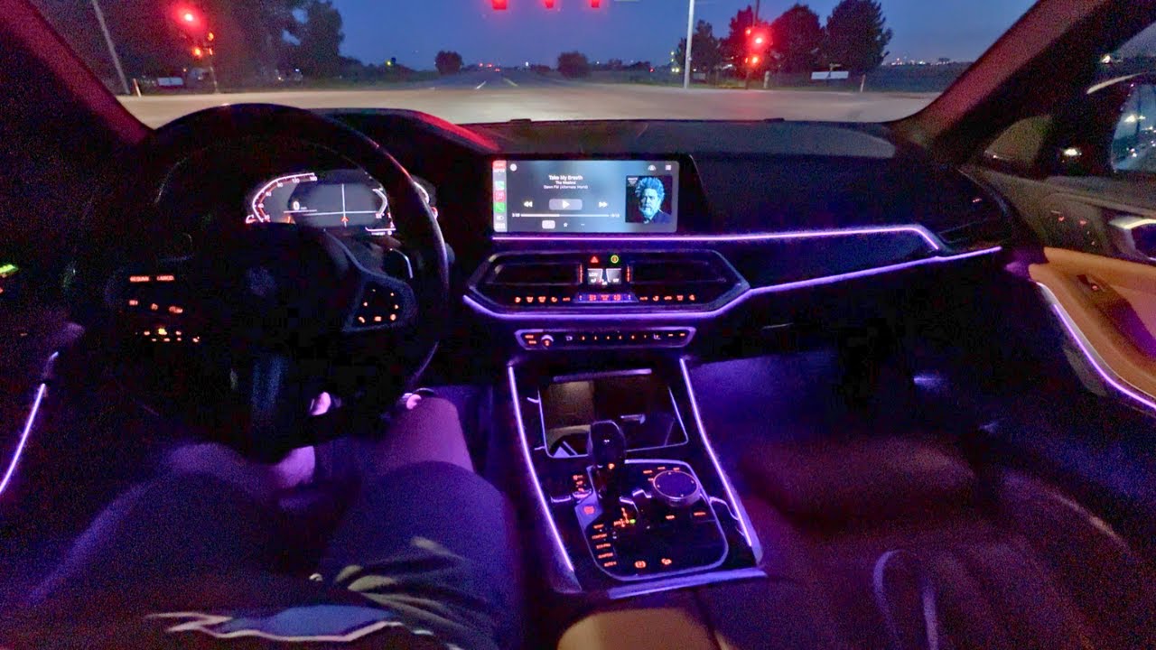 BMW X5 G05 AMBIENT LIGHTING | RELAXING NIGHT DRIVE