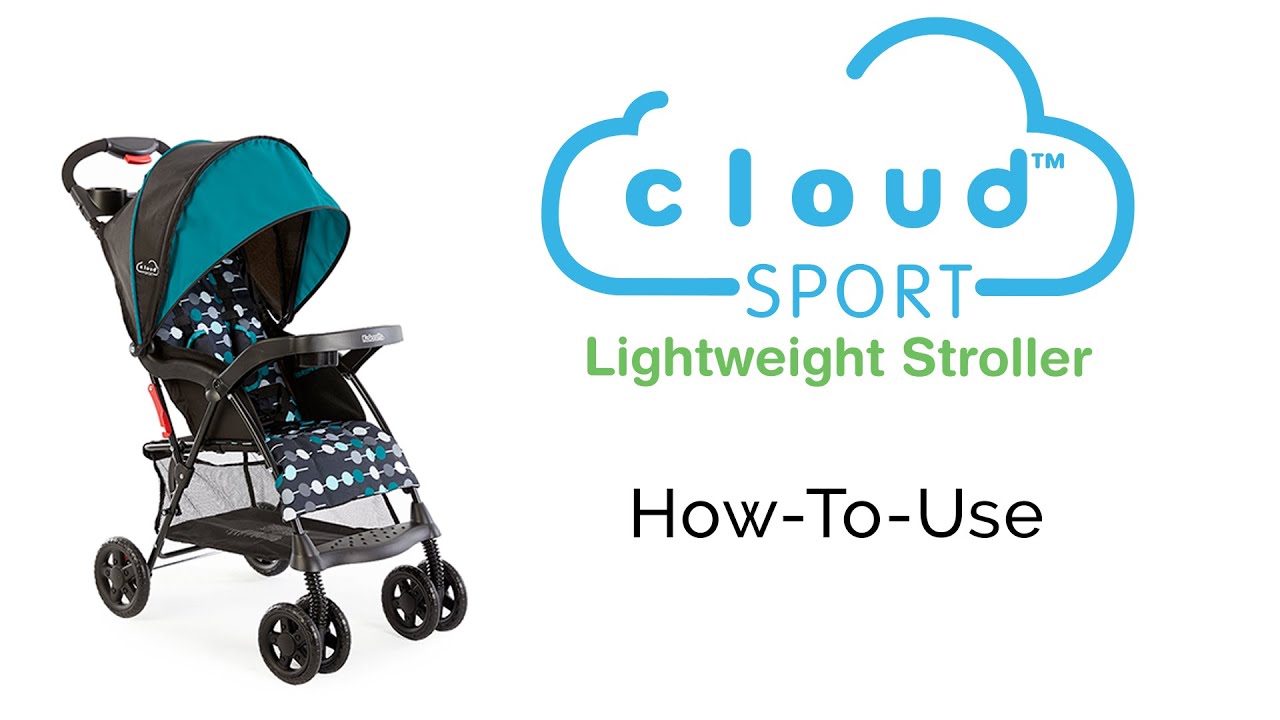How to Use Your Kolcraft Cloud Sport Lightweight Stroller (Model KL030)
