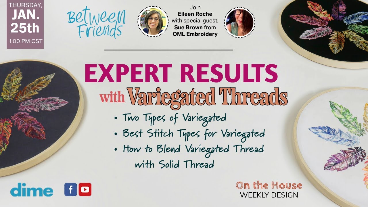 Expert Results with Variegated Threads | Between Friends