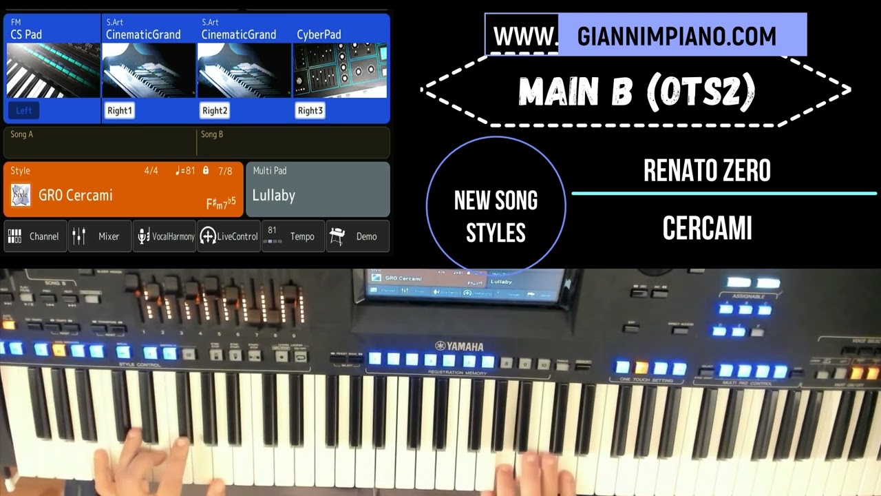 86. CERCAMI (Renato Zero) - SONGSTYLE DEMO Produzione GianniM