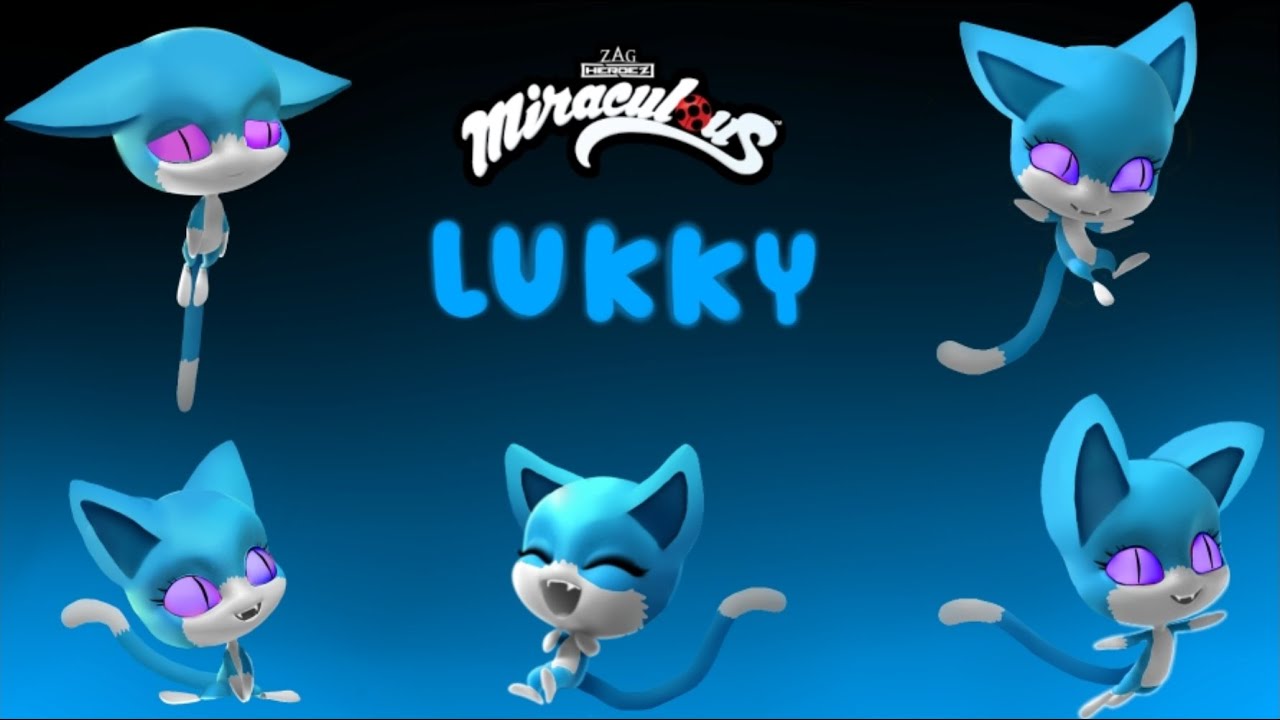 miraculous ladybug kwami speededit: lukky