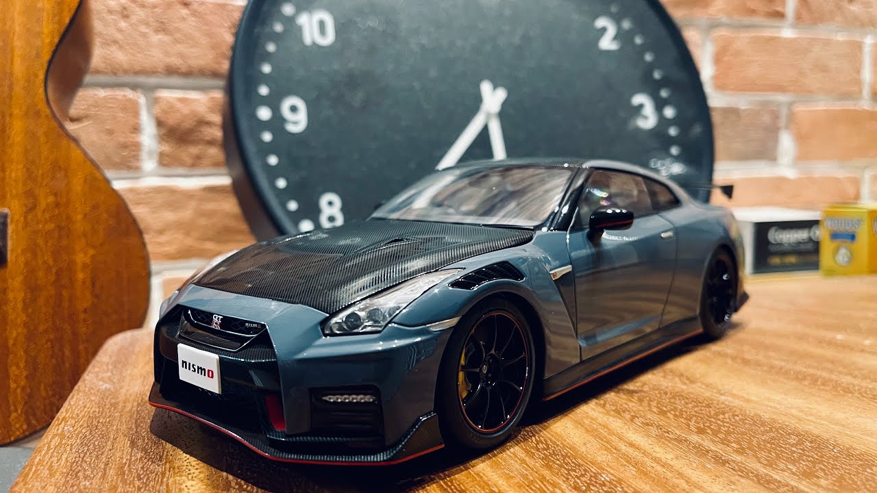 AUTOart Nissan GT-R (R35) Nismo Special Edition Stealth Grey 1:18 Scale (Unboxing)