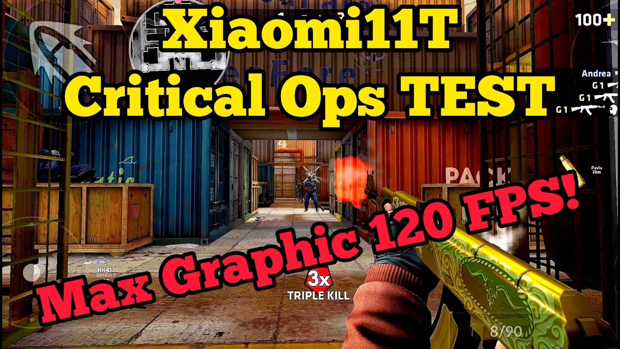 Xiaomi11T Critical Ops TEST! FIRST PLAY ON 120 FPS 🔥