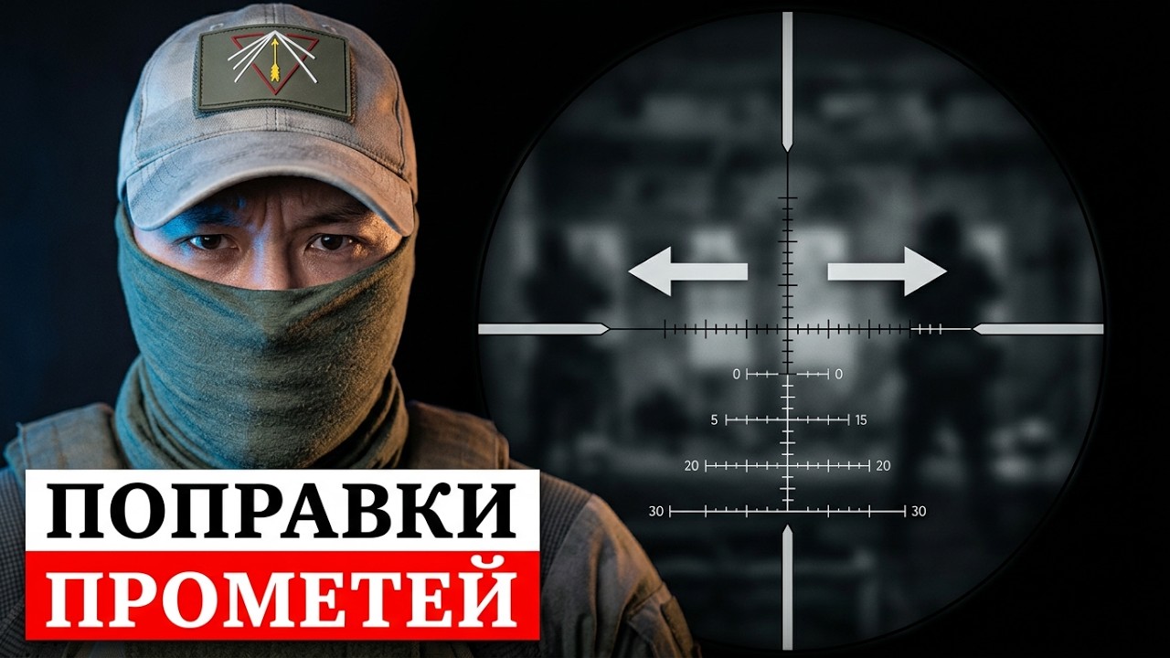 РАСЧЁТ ПОПРАВОК НА ВЕТЕР.  ПРОМЕТЕЙ. КАК ВЫЖИТЬ НА ВОЙНЕ.