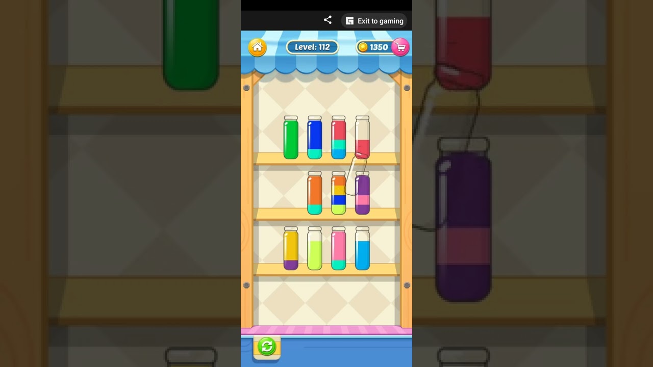 Water Sort Puzzle- Level 112 - SOLVED!! - Facebook Game