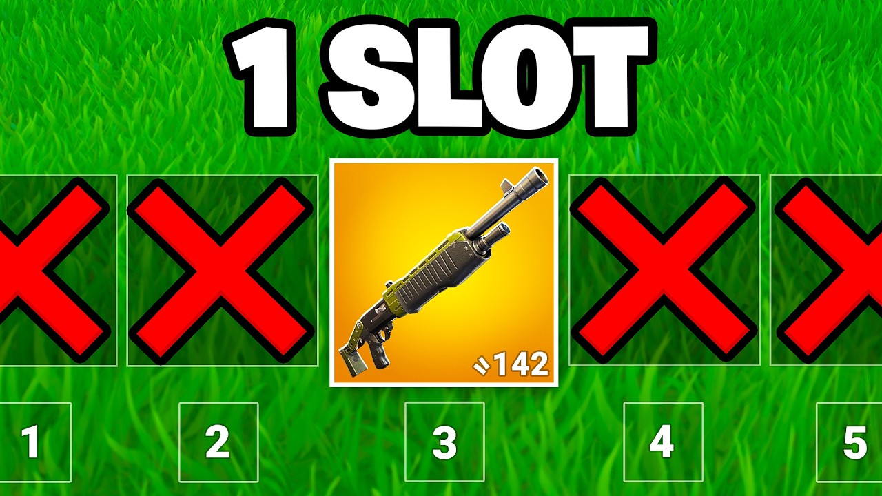 Fortnite, но у нас только 1 слот