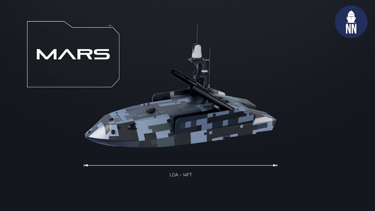 Подводный аппарат MARS USV на выставке DSEI UK 2025