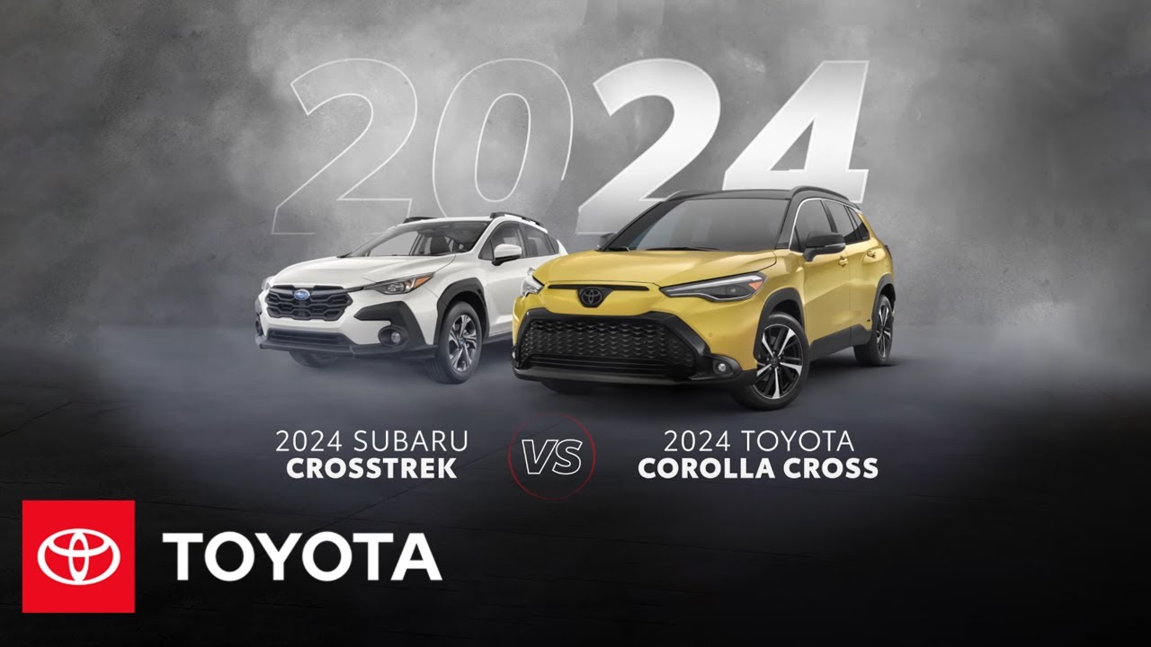 2024 Toyota Corolla Cross vs 2024 Subaru Crosstrek
