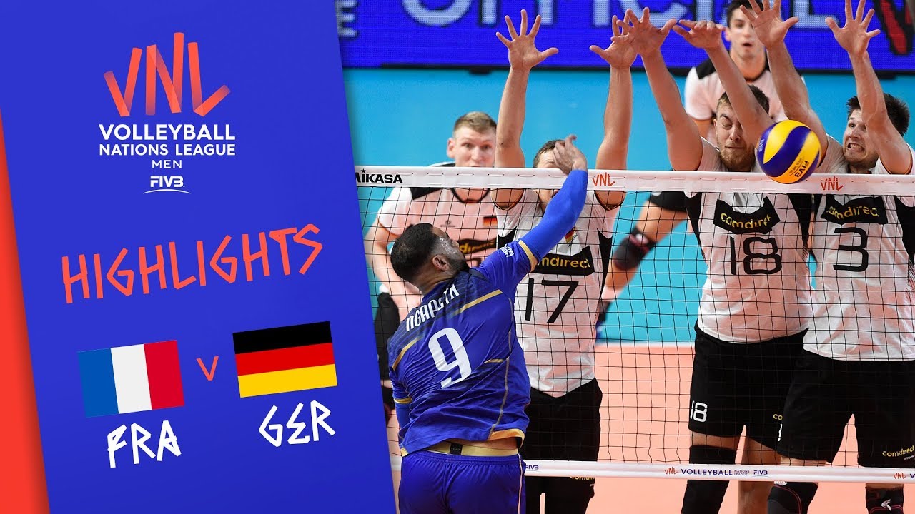 FRANCE vs. GERMANY - Highlights Men | Week 3 | Volleyball Nations League 2019