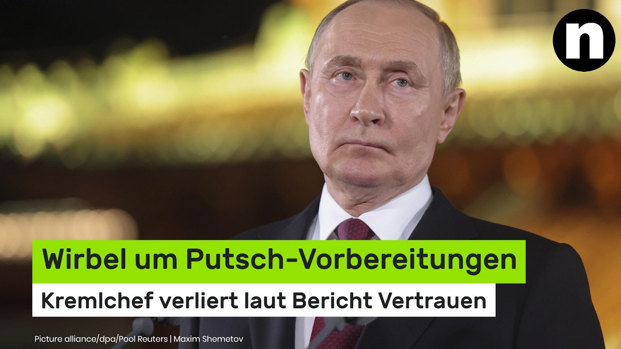 Wladimir Putin: Wirbel um Putsch-Vorbereitungen - Kremlchef verliert laut Bericht Vertrauen