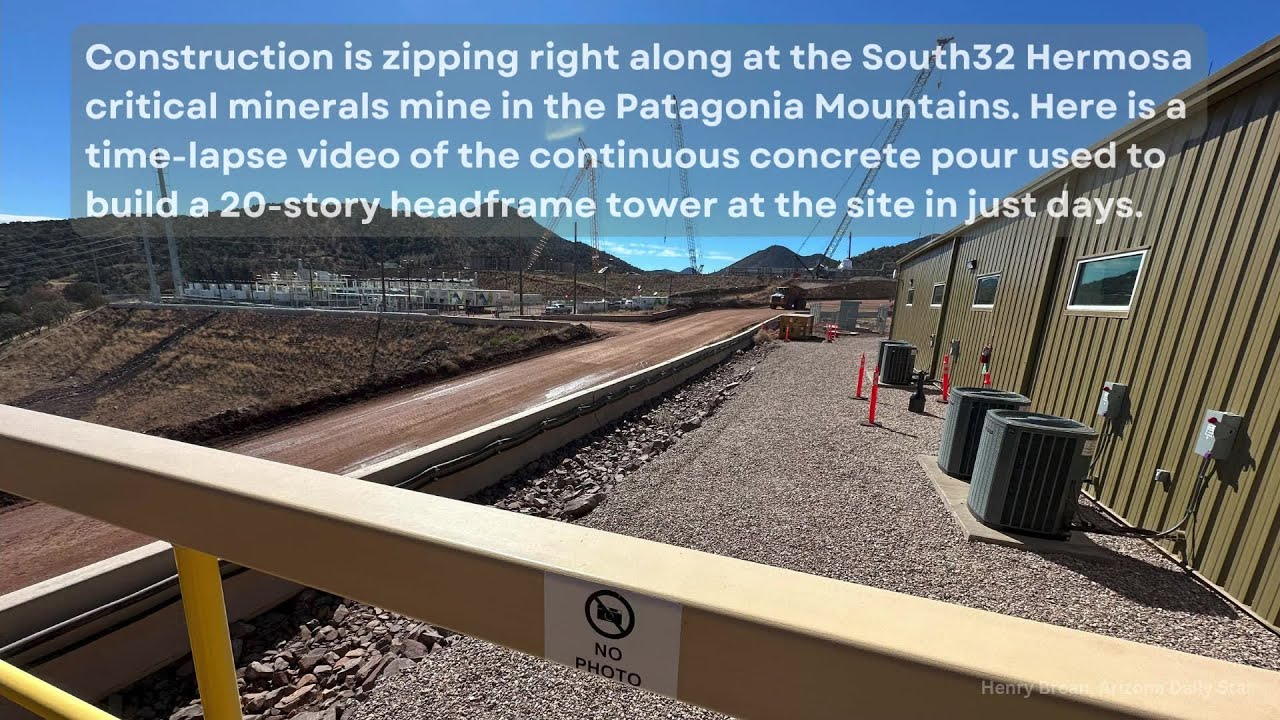Watch time-lapse videos of construction at new Arizona mine