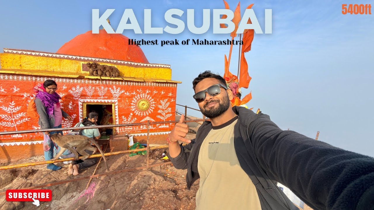 Climbed The Highest Peak ⛰️ Of Maharashtra | KALSUBAI 🚩