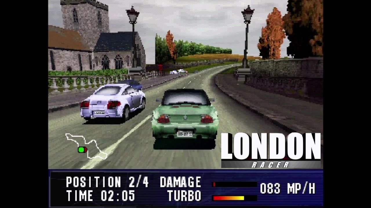 London Racer - PS1 Gameplay