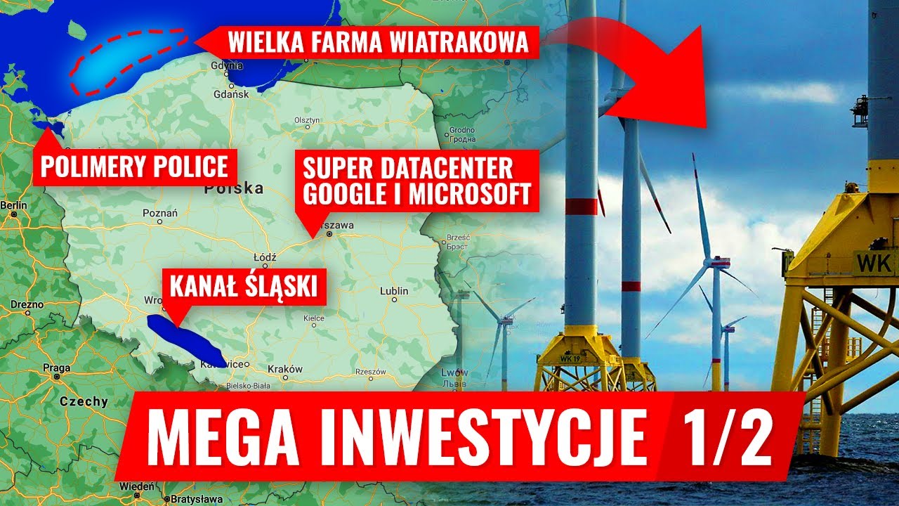 NOWE Megaprojekty w POLSCE - SUPER INWESTYCJE za 300 MLD (1/2)