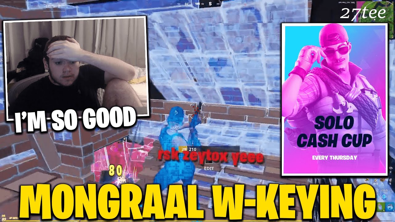 Mongraal W-KEYS Everyone ON SIGHT In Solo Cash Cup Fortnite