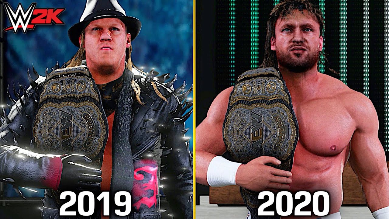 ALL AEW WORLD CHAMPIONSHIP WINS! (2019 - 2020) | WWE 2K MODS