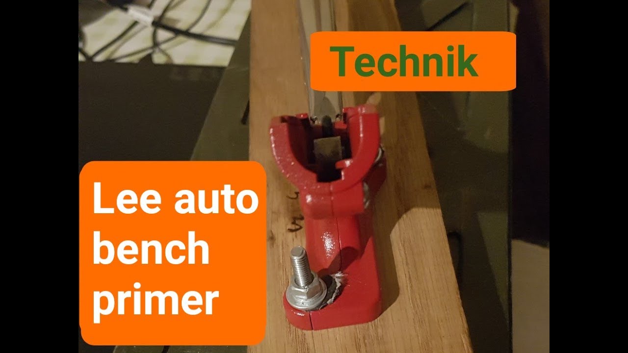 Lee auto bench prime deutsch tutorial german Zündhütchensetgerät Wiederladen