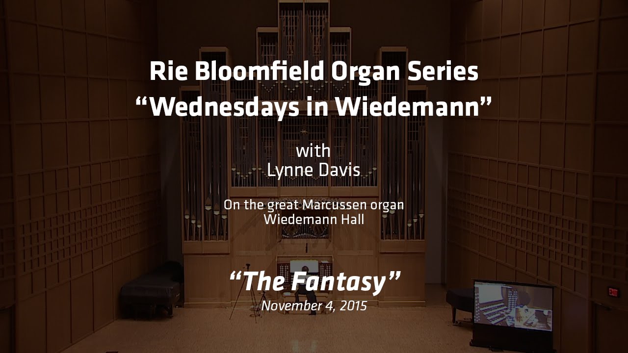 Wednesdays in Wiedemann with Lynne Davis -November 4, 2015