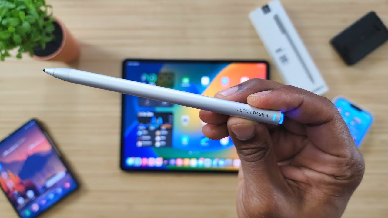 This Apple Pencil Replacement Works iPad Pro & iPhone 13: Adonit Dash 4...
