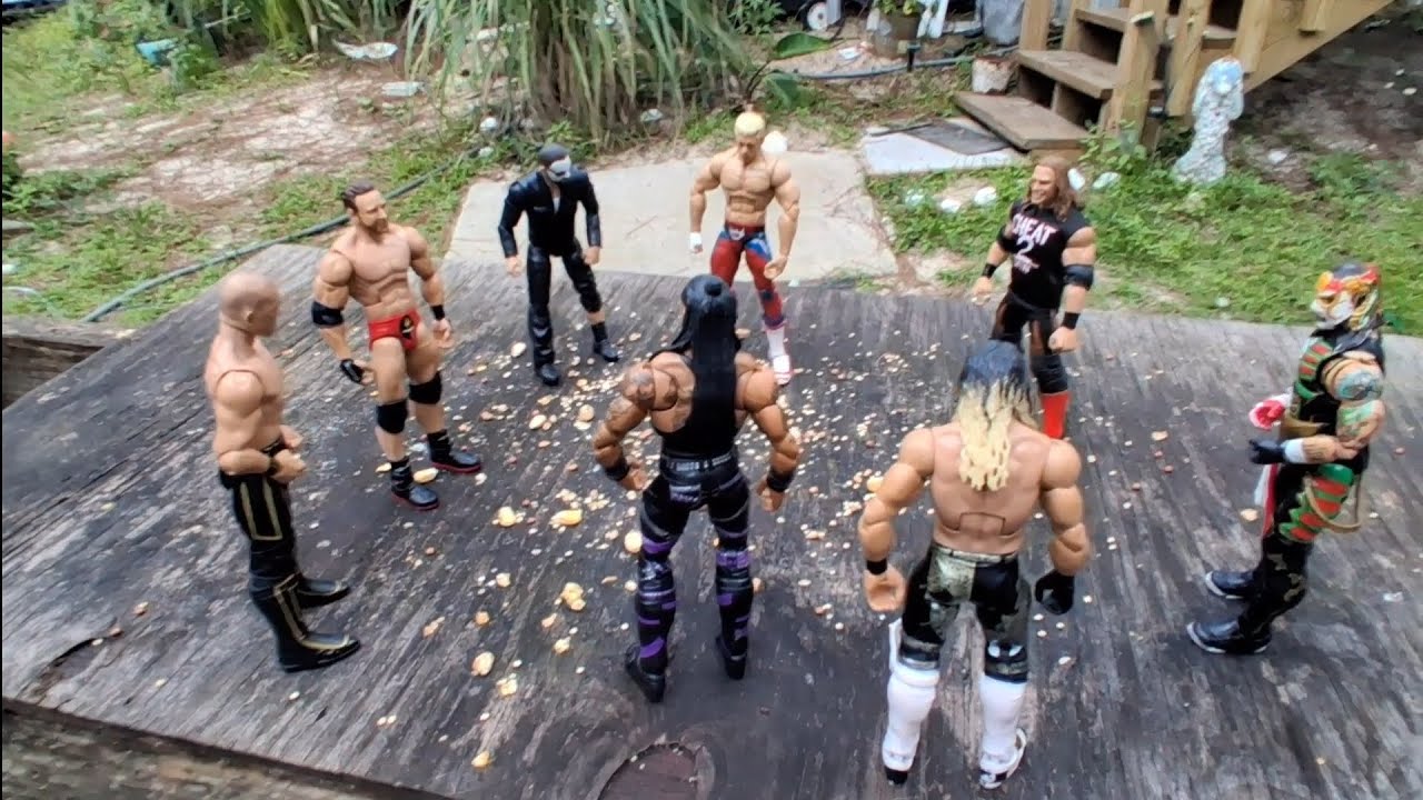 8 man outside match for the Undisputed Championship #wwe #wwesuperstar