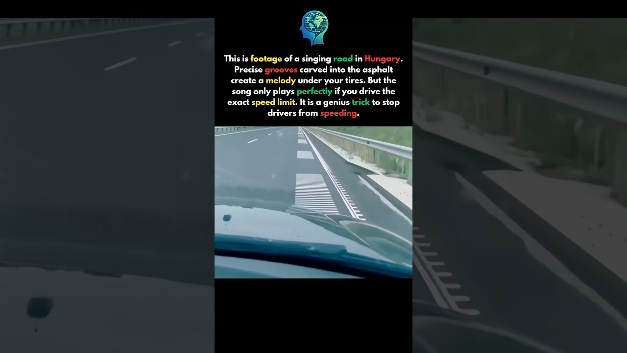 POV: Driving on a Singing Highway 🛣️ #shorts