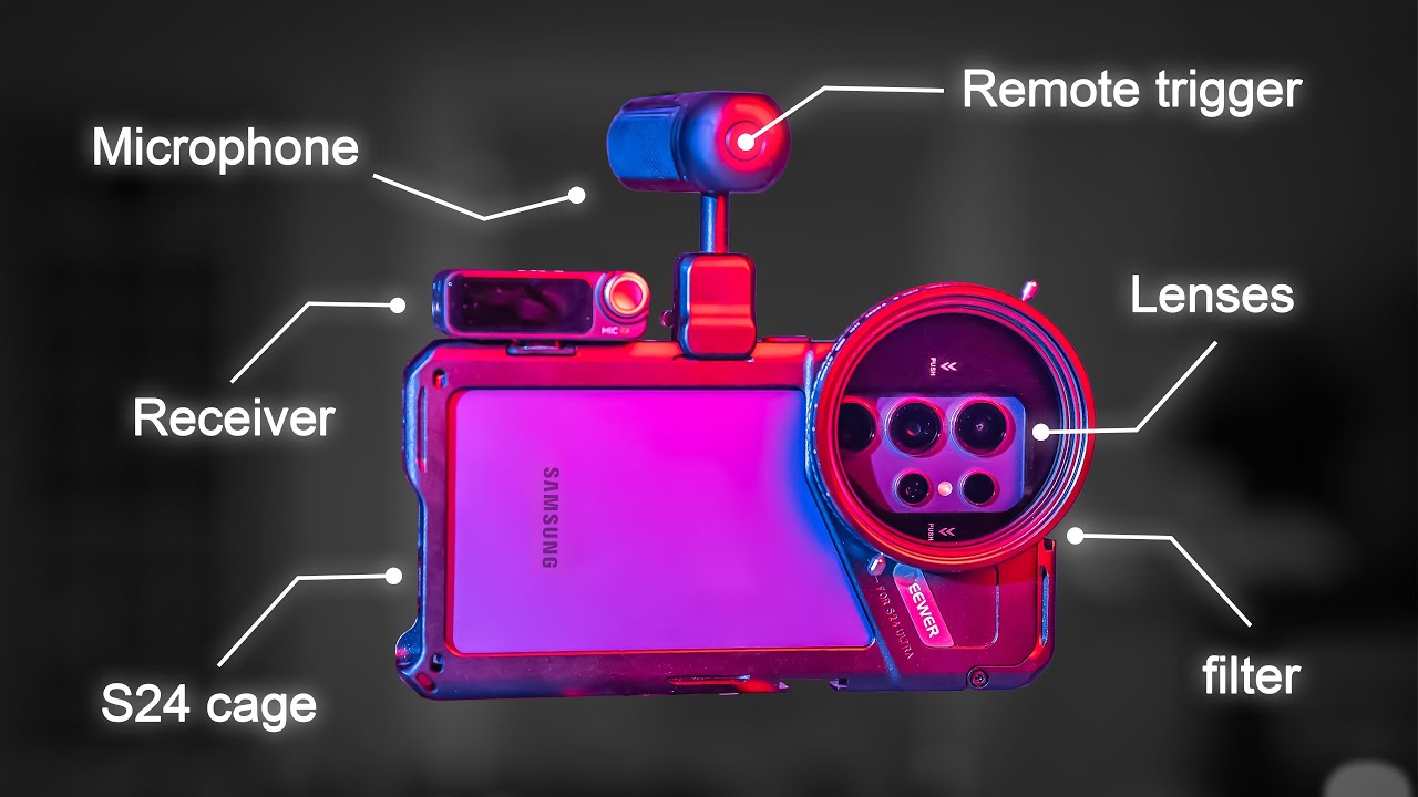 Лучшие аксессуары для камеры Samsung S24 Ultra для видео и фотосъемки