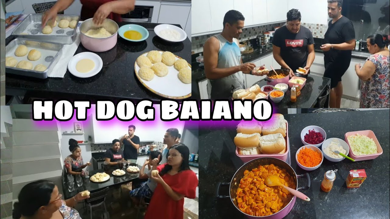 NOITE DO HOT DOG COM A FAMILIA +  PÃO DELICIA DE FESTA ,FEITO COM 2 SABORES ( VEM VER) TODOS AMARAM