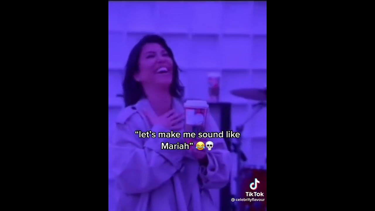 #krisjenner #kourtneykardashian & #travisbarker are at his #studio & kris has a little sing song