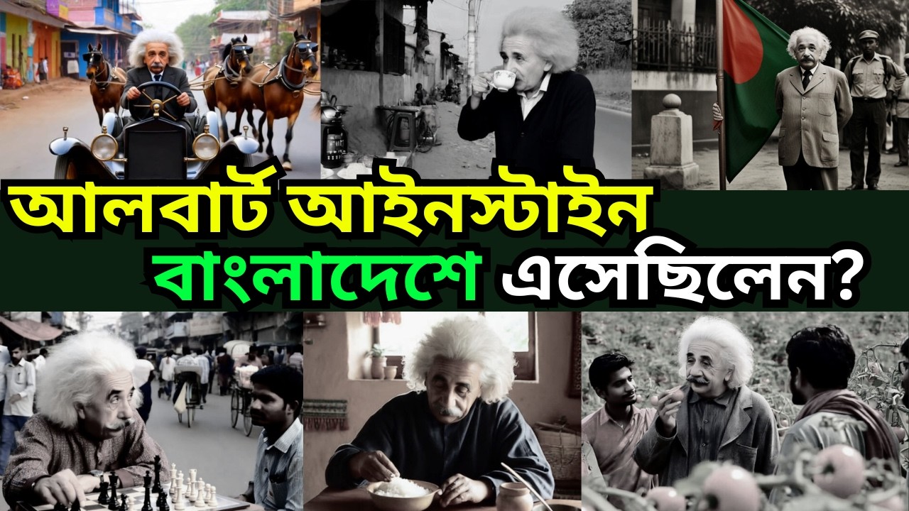 আলবার্ট আইনস্টাইন যদি বেঁ/চে থাকতেন এবং বাংলাদেশে আসতেন ! - Albert Einstein.