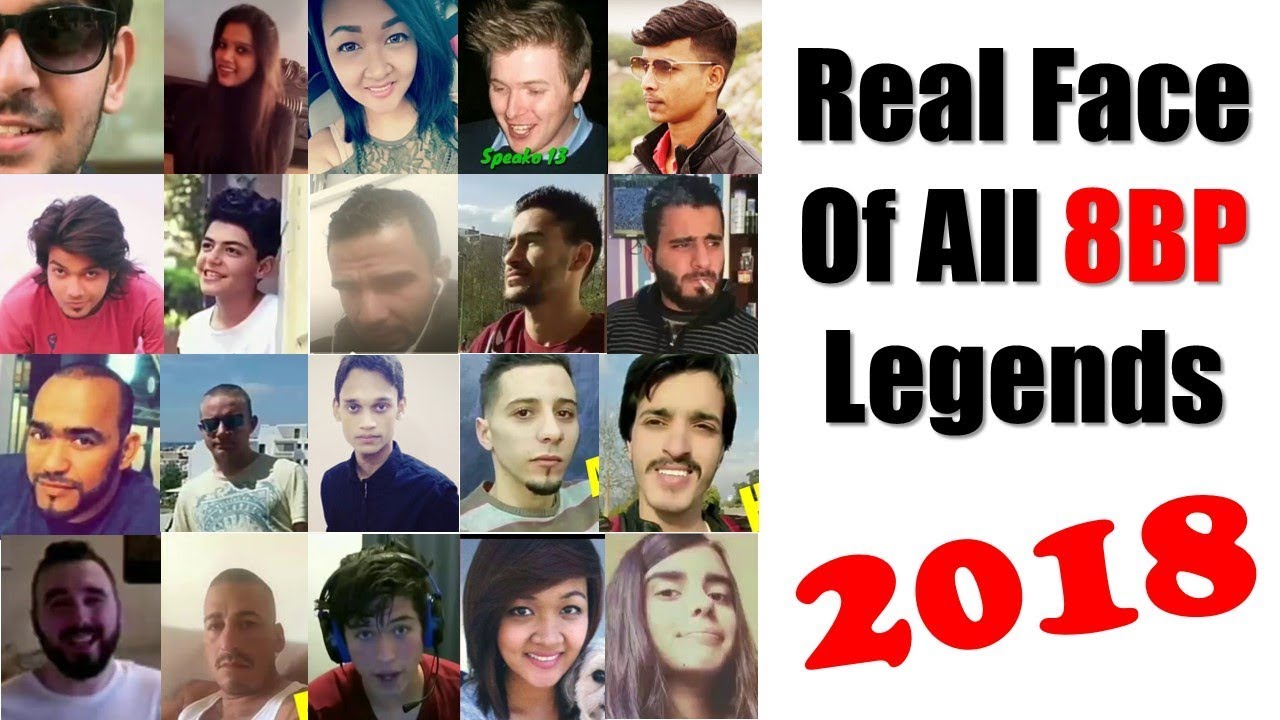 Real Face of All 8 Ball Pool Legends 2018