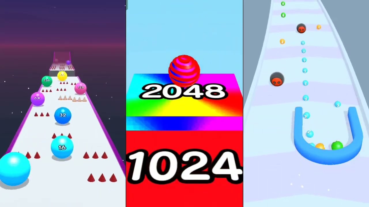 BALL RUN CHALLENGE 👉 GAMEPLAY WALKTROUGH ANDROID IOS